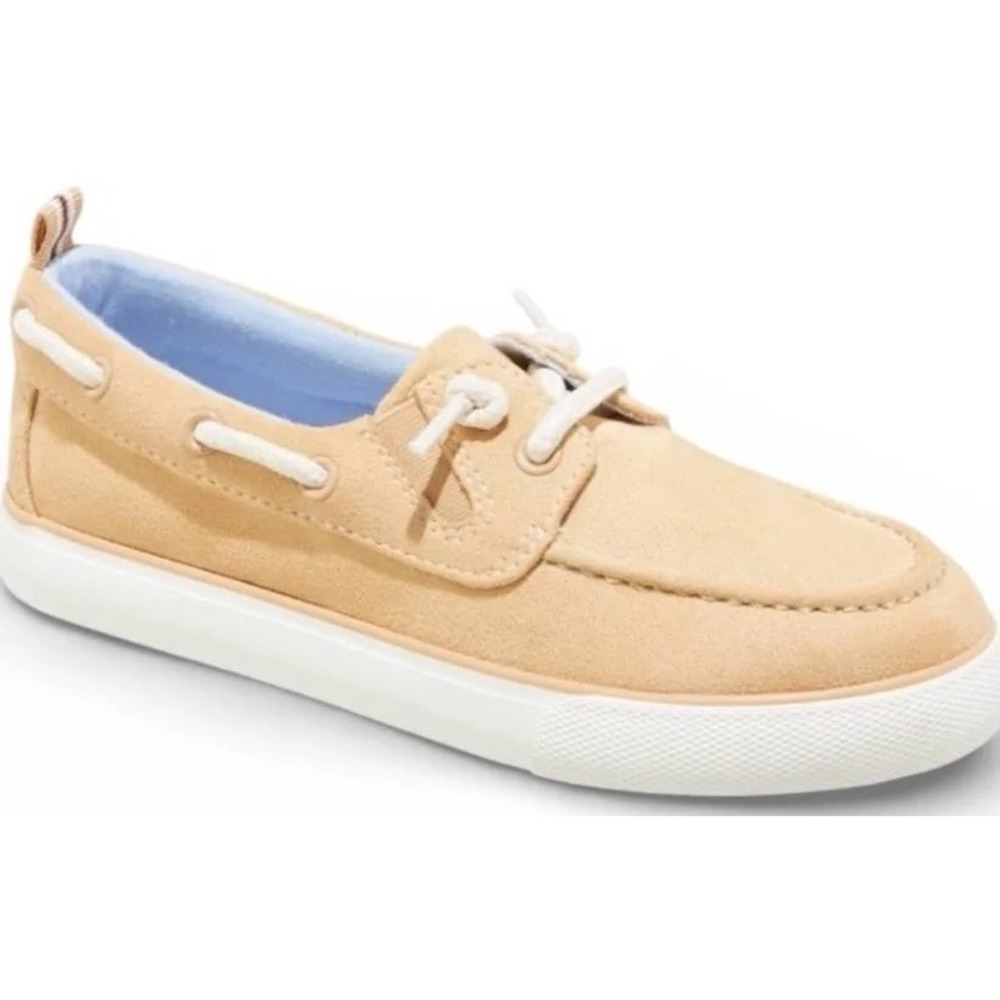 Coastal Boat Cat & Jack Boat Shoes Boys Size 13 Tan Slip On Nautical Classic